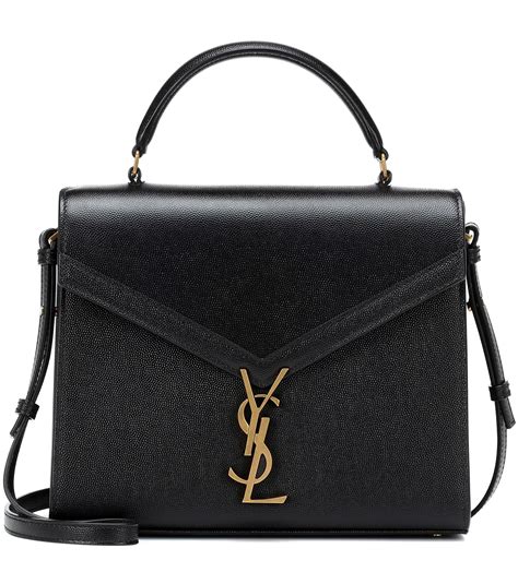 borsa ysl coccodrillo|Leather handbag Saint Laurent Black in Leather .